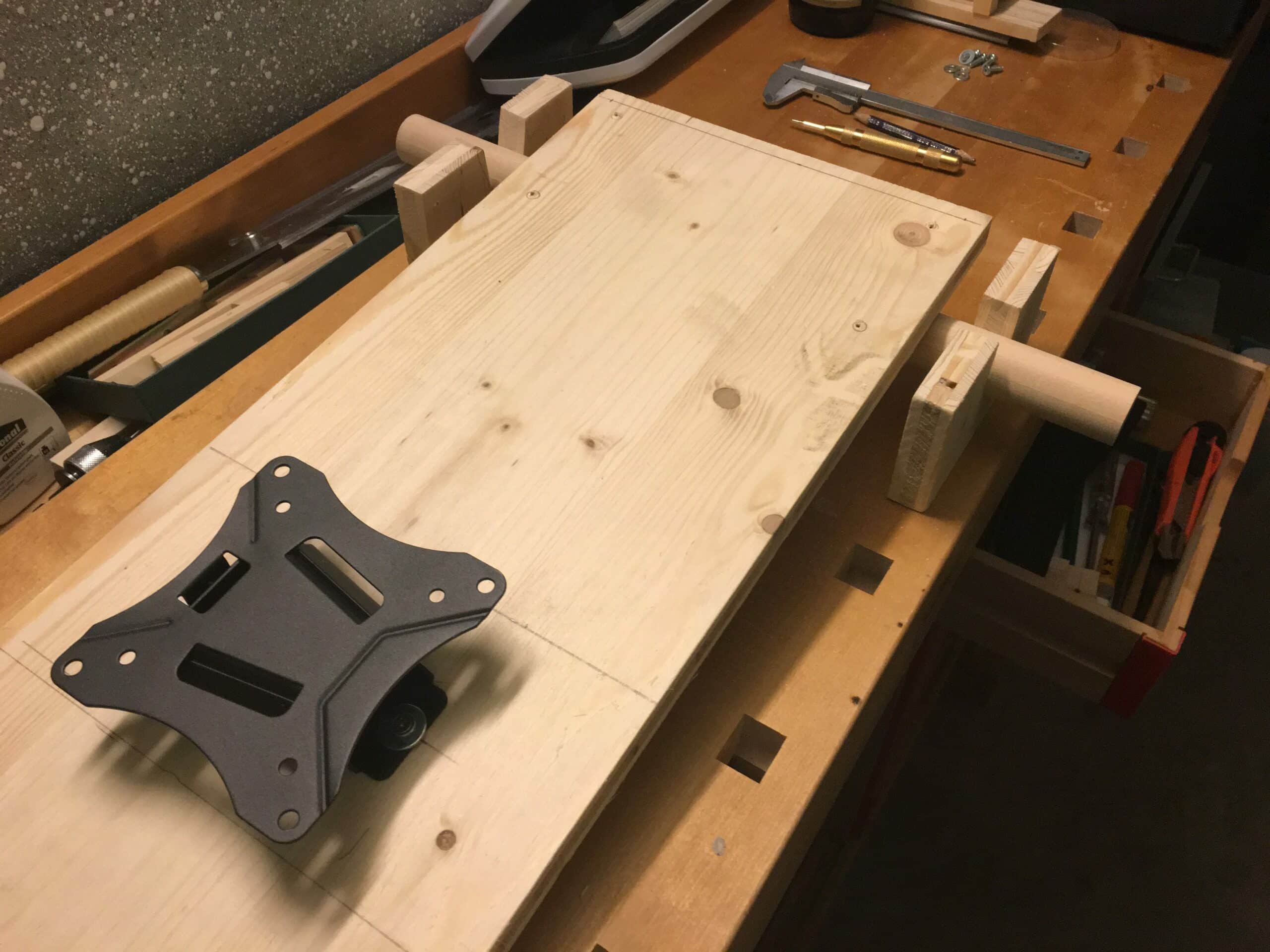 How to build a simple virtual pinball playfield monitor hinge to lift your playfield